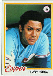 1978 Topps Baseball Cards      015      Tony Perez DP